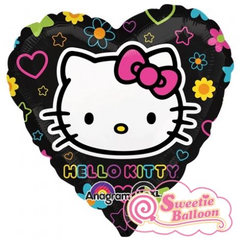 26519-01_z Hello Kitty Tween Heart Foil Balloons