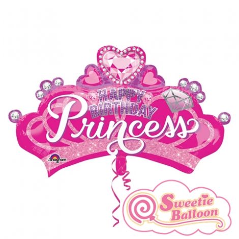 026635345712 Princess Crown & Gem 32 x 19